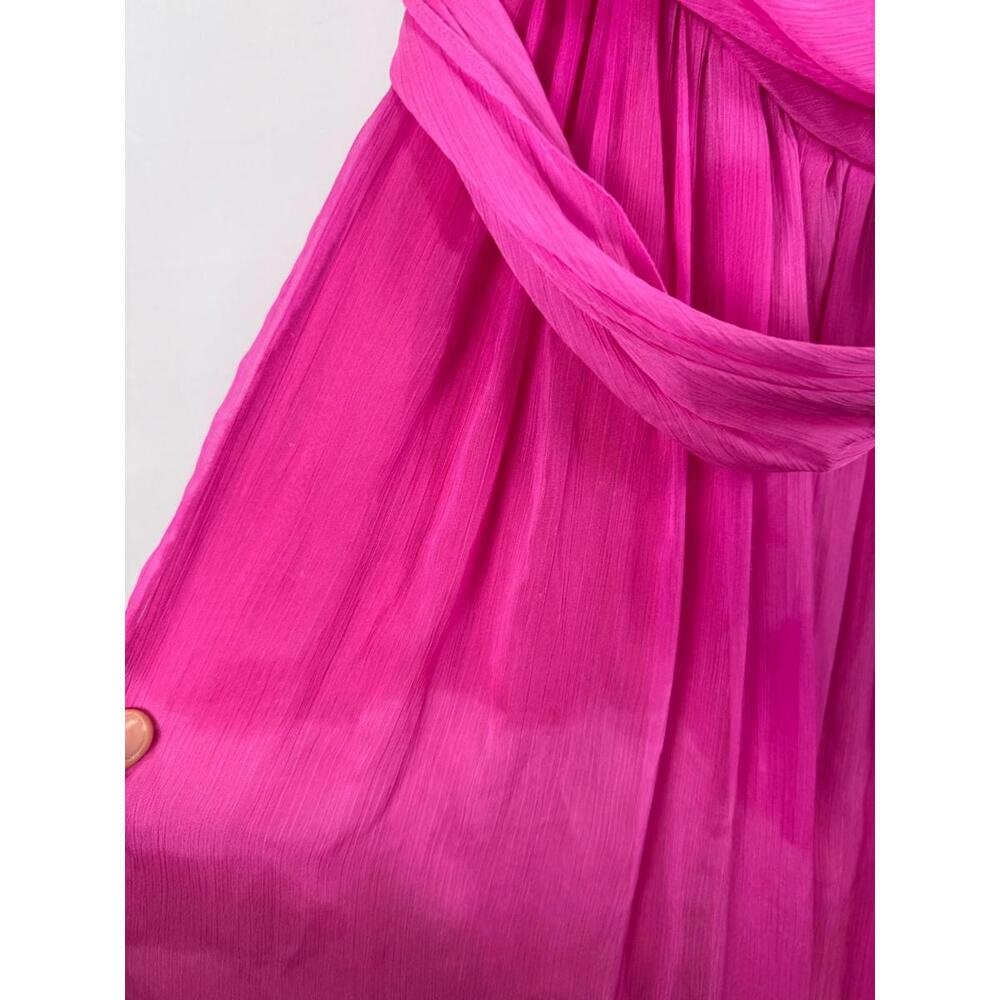 Adam Lippes x RTR Pink Knot Front Gown Size 14 with Fabric Pull Discoloration - Picture 12 of 14